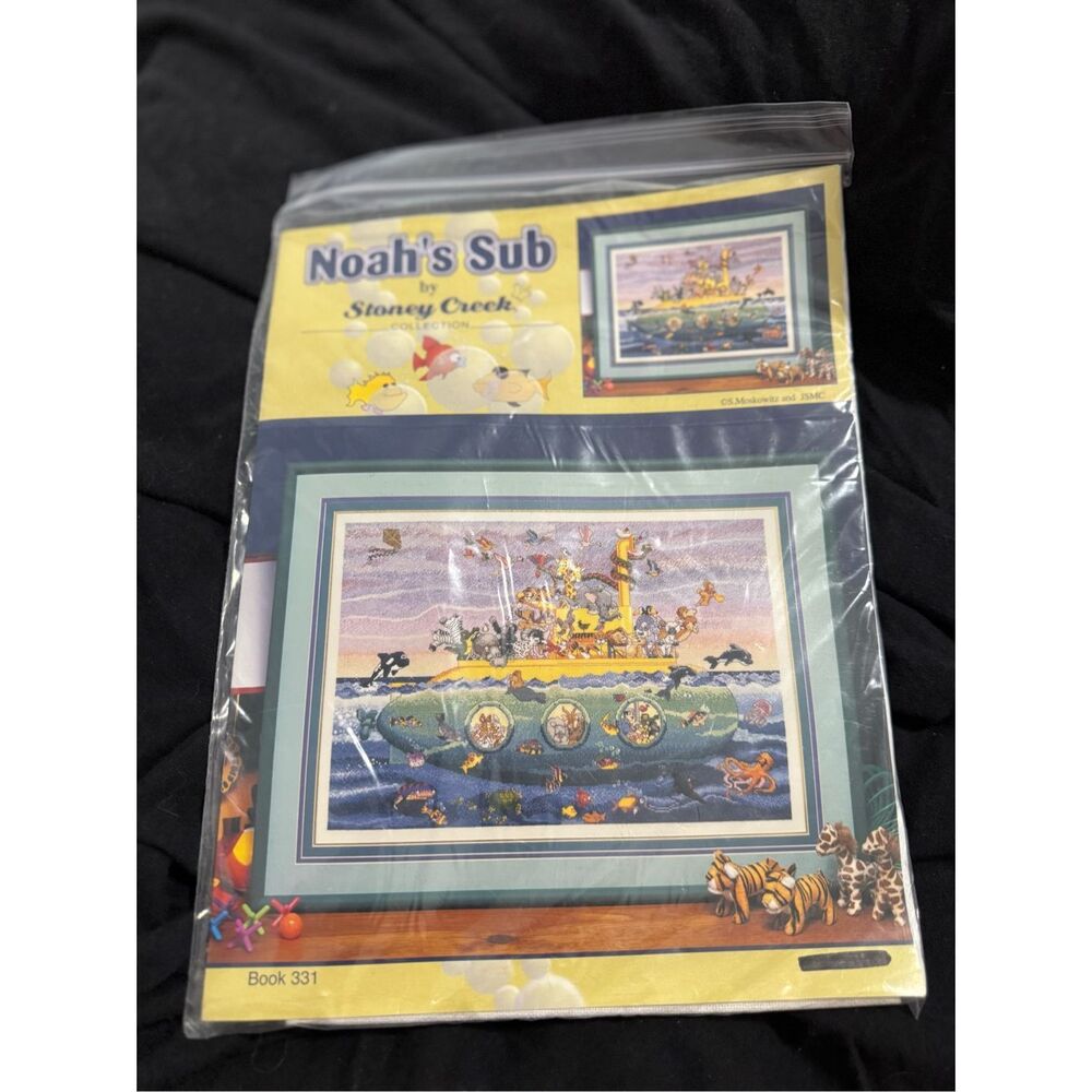 Stoney‎ Creek Noah’s Sub Counted Cross Stitch Pattern Noah’s Ark Biblical Bible